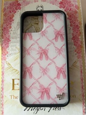 WF Pink Ribbon Ballet iPhone 13 Case - White Background